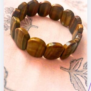 Vintage Elegant Brown authentic stones Bracelet